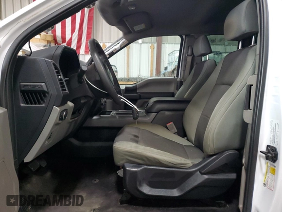 2017 Ford F-150 XL with VIN 1FTEX1CP0HKD23898, listed as a Copart auction lot 45652665 with 0 mi miles and Salvage Title. Bid and sale history available at carsss.com. Image 7.
