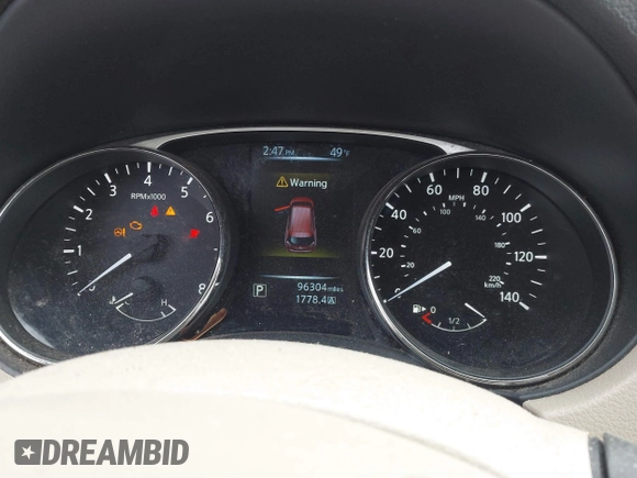 2015 Nissan Rogue SV with VIN KNMAT2MV6FP514531, listed as a IAAI auction lot 41041060 with 96,304 mi miles and . Bid and sale history available at DreamBid. Image 7.