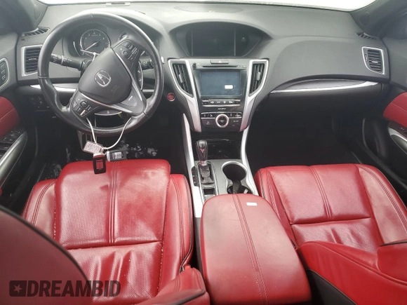 2019 Acura TLX w/A-Spec Pkg with VIN 19UUB1F65KA800563, listed as a Copart auction lot 85229764 with 0 mi miles and Clean Title. Bid and sale history available at carsss.com. Image 8.