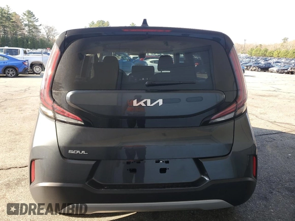 2025 Kia Soul LX with VIN KNDJ23AU9S7259064, listed as a Copart auction lot 54550765 with 3,808 mi miles and Clean Title. Bid and sale history available at carsss.com. Image 6.
