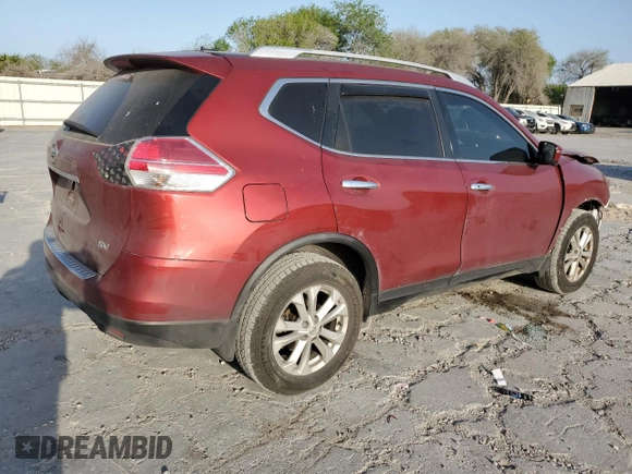 2016 Nissan Rogue SV with VIN JN8AT2MT0GW005836, listed as a Copart auction lot 49987145 with 94,636 mi miles and Salvage Title. Bid and sale history available at carsss.com. Image 3.