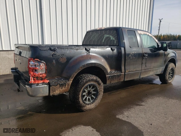 2005 Ford F-150 STX with VIN 1FTRX04W75KC31023, listed as a Copart auction lot 77093034 with 266,966 mi miles and Salvage Title. Bid and sale history available at carsss.com. Image 3.