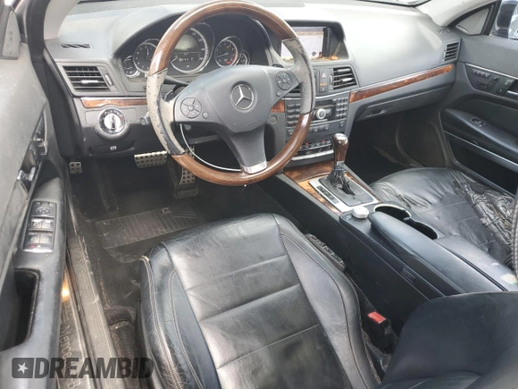 2010 Mercedes-Benz E 350 with VIN WDDKJ5GB0AF007786, listed as a Copart auction lot 54393485 with 129,573 mi miles and Salvage Title. Bid and sale history available at carsss.com. Image 8.