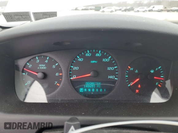 2011 Chevrolet Impala LS Fleet with VIN 2G1WF5EK9B1322782, listed as a Copart auction lot 50695205 with 148,655 mi miles and Salvage Title. Bid and sale history available at DreamBid. Image 9.