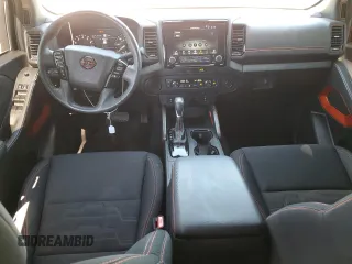 2022 Nissan Frontier Pro-X with VIN 1N6ED1EJ3NN606031, listed as a Copart auction lot 63337253 with 31,947 mi miles and Salvage title. Bid and sale history available at DreamBid. Image 8.