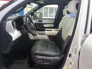 2023 Toyota Tundra Capstone Hybrid with VIN 5TFVC5DB9PX030251, listed as a Copart auction lot 55017275 with 24,192 mi miles and Salvage title. Bid and sale history available at DreamBid. Image 7.