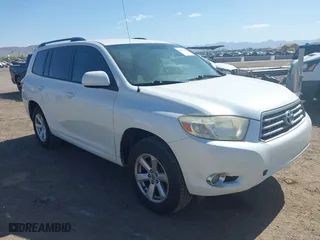2009 Toyota Highlander with VIN JTEDS41A192082084, listed as a IAAI auction lot 42074005 with 201,324 mi miles. Bid and sale history available at carsss.com. Image 1.