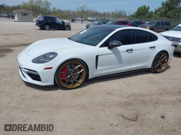 2019 Porsche Panamera Turbo with VIN WP0AF2A7XKL145364, listed as a IAAI auction lot 42206095 with 65,454 mi miles and . Bid and sale history available at DreamBid. Image 17.