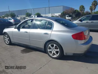 2003 Infiniti G35 w/Leather with VIN JNKCV51E43M308273, listed as a IAAI auction lot 42194344 with 180,533 mi miles. Bid and sale history available at carsss.com. Image 3.
