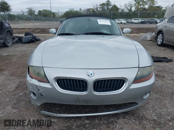 2004 BMW Z4 2.5i with VIN 4USBT334X4LS48707, listed as a IAAI auction lot 41737439 with 92,640 mi miles and . Bid and sale history available at DreamBid. Image 12.