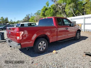 2017 Ford F-150 XL with VIN 1FTEX1CP5HKE06792, listed as a Copart auction lot 48652755 with 119,797 mi miles and Salvage Title. Bid and sale history available at carsss.com. Image 3.
