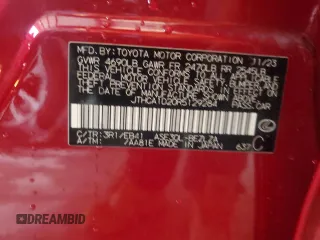 2024 Lexus IS 300 z VIN JTHCA1D20R5129284, wystawiony jako Copart lot #58950015 z przebiegiem 22 309 mil mil oraz Szkoda całkowita • Salvage title. Historia ofert i sprzedaży dostępna na DreamBid. Obrazek 12.