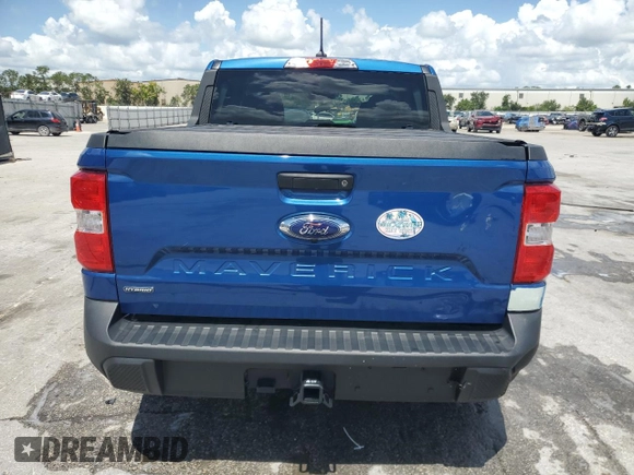 2024 Ford Maverick XLT with VIN 3FTTW8H37RRA63473, listed as a Copart auction lot 61185685 with 15,535 mi miles and Salvage title. Bid and sale history available at DreamBid. Image 6.