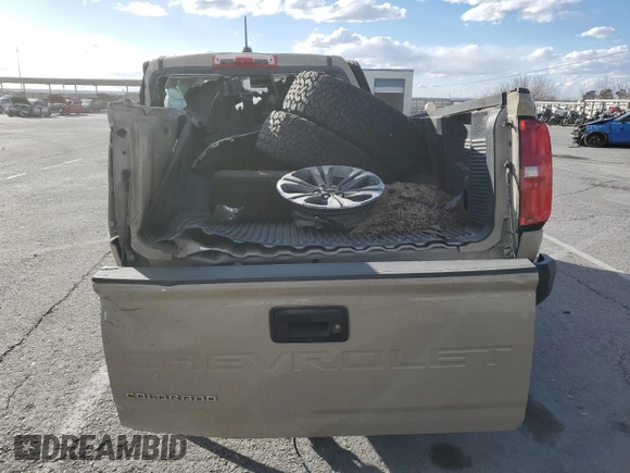 2022 Chevrolet Colorado 2WD Z71 с VIN 1GCGSDEN4N1224278, выставлен на аукционе Copart как лот 43210675 с пробегом 30 915 миль миль и На запчасти • Non repairable. История ставок и продаж доступна на DreamBid. Изображение 6.