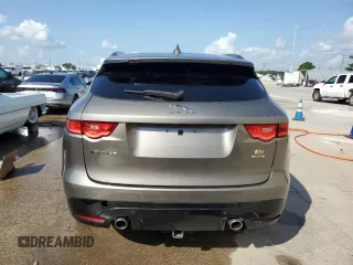 2018 Jaguar F-Pace S with VIN SADCM2FV5JA288307, listed as a Copart auction lot 63465915 with 76,619 mi miles and Salvage title. Bid and sale history available at DreamBid. Image 6.