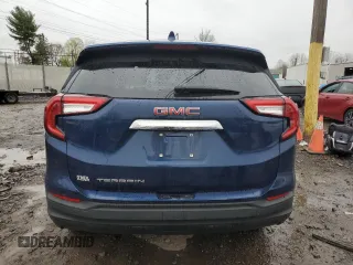 2022 GMC Terrain SLE with VIN 3GKALMEVXNL275512, listed as a Copart auction lot 51843935 with 18,073 mi miles and Salvage title. Bid and sale history available at DreamBid. Image 6.