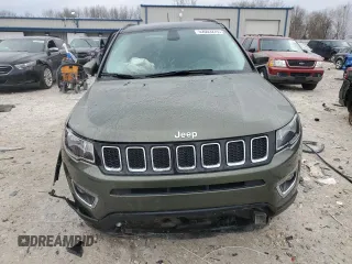 2018 Jeep Compass Limited with VIN 3C4NJDCBXJT360534, listed as a Copart auction lot 52003225 with 52,114 mi miles and Clean Title. Bid and sale history available at carsss.com. Image 5.