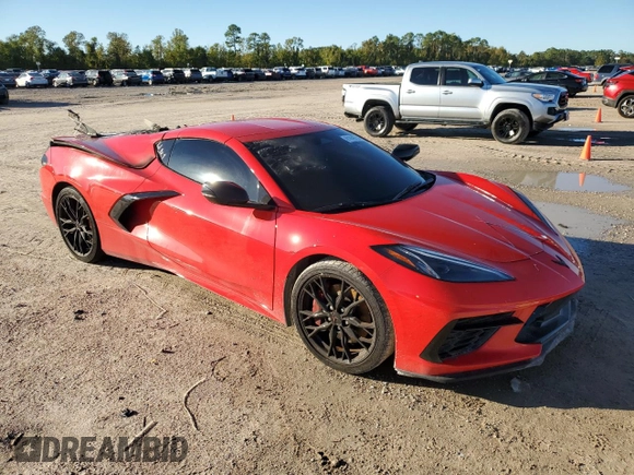 2024 Chevrolet Corvette 2LT with VIN 1G1YB2D43R5120454, listed as a Copart auction lot 81059734 with 17,060 mi miles and Salvage title. Bid and sale history available at DreamBid. Image 4.