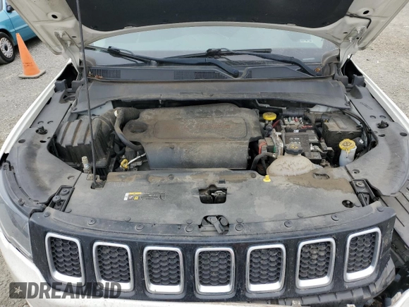 2020 Jeep Compass Sport with VIN 3C4NJDAB4LT167012, listed as a Copart auction lot 54540555 with 196,636 mi miles and Salvage title. Bid and sale history available at DreamBid. Image 12.