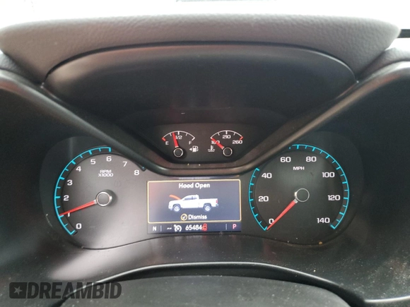 2022 Chevrolet Colorado 4WD Z71 with VIN 1GCGTDEN0N1216109, listed as a Copart auction lot 58567235 with 65,484 mi miles and Salvage title. Bid and sale history available at DreamBid. Image 9.
