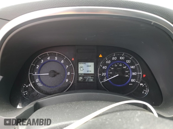 2017 Infiniti QX70 z VIN JN8CS1MW8HM410257, wystawiony jako Copart lot #54413295 z przebiegiem 41 206 mil mil oraz Szkody całkowita. Historia ofert i sprzedaży dostępna na DreamBid. Obrazek 9.