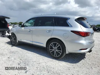 2019 Infiniti QX60 Luxe with VIN 5N1DL0MN5KC520870, listed as a Copart auction lot 61507995 with 55,921 mi miles and Salvage title. Bid and sale history available at DreamBid. Image 2.