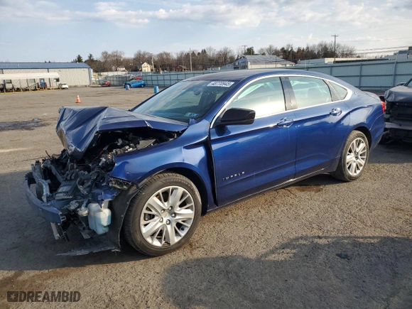 2014 Chevrolet Impala LS with VIN 1G11Y5SL6EU155940, listed as a Copart auction lot 48770945 with 80,239 mi miles and Salvage Title. Bid and sale history available at carsss.com. Image 1.
