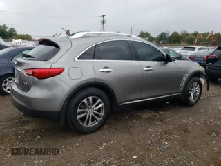 2010 Infiniti FX with VIN JN8AS1MW4AM850747, listed as a Copart auction lot 73314874 with 190,707 mi miles and Salvage Title. Bid and sale history available at DreamBid. Image 3.