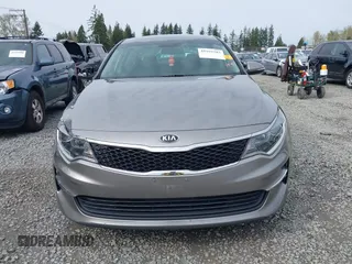 2018 Kia Optima LX with VIN 5XXGT4L34JG242597, listed as a IAAI auction lot 41999383 with 1 mi miles. Bid and sale history available at carsss.com. Image 12.