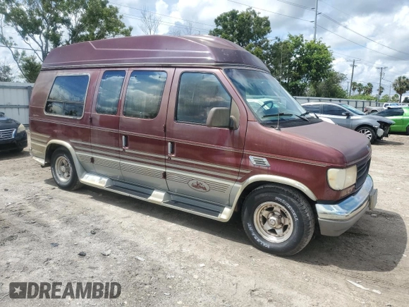 1995 Ford Econoline Cargo with VIN 1FDEE14H4SHB91368, listed as a Copart auction lot 84974644 with 317,585 mi miles and Clean Title. Bid and sale history available at DreamBid. Image 4.