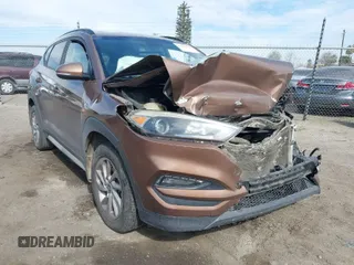 2017 Hyundai Tucson SE Plus with VIN KM8J33A45HU443937, listed as a IAAI auction lot 41652543 with 127,332 mi miles. Bid and sale history available at carsss.com. Image 1.