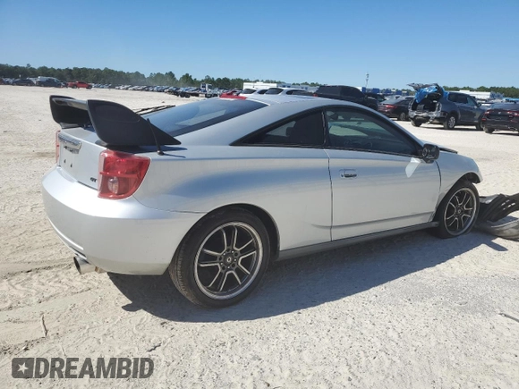 2005 Toyota Celica GT with VIN JTDDR32T550185637, listed as a Copart auction lot 76148014 with 0 mi miles and Salvage Title. Bid and sale history available at carsss.com. Image 3.
