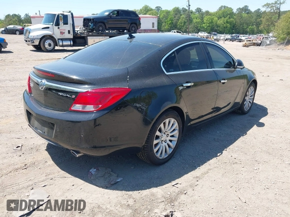 2013 Buick Regal Turbo Premium 2 with VIN 2G4GT5GV5D9250345, listed as a IAAI auction lot 42045902 with 209,766 mi miles. Bid and sale history available at carsss.com. Image 4.