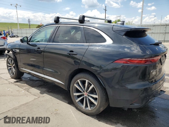 2023 Jaguar F-Pace S with VIN SADCJ2EX6PA705096, listed as a Copart auction lot 56425555 with 44,105 mi miles and Salvage title. Bid and sale history available at DreamBid. Image 2.