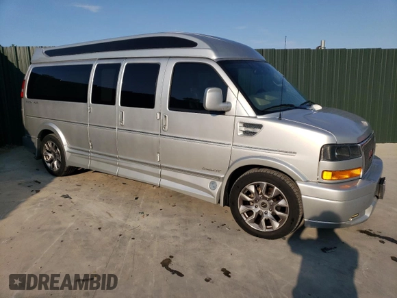 2022 GMC Savana Cargo Van with VIN 1GTW7BF72N1240075, listed as a Copart auction lot 76079194 with 38,922 mi miles and Clean Title. Bid and sale history available at carsss.com. Image 4.