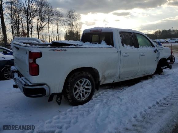 2019 Chevrolet Silverado 1500 LT with VIN 1GCRYDEK5KZ283835, listed as a Copart auction lot 41998505 with 109,687 mi miles and Salvage Title. Bid and sale history available at carsss.com. Image 3.