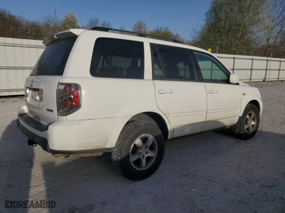 2007 Honda Pilot EX-L with VIN 2HKYF18767H525635, listed as a Copart auction lot 49491465 with 163,053 mi miles and Clean Title. Bid and sale history available at carsss.com. Image 3.