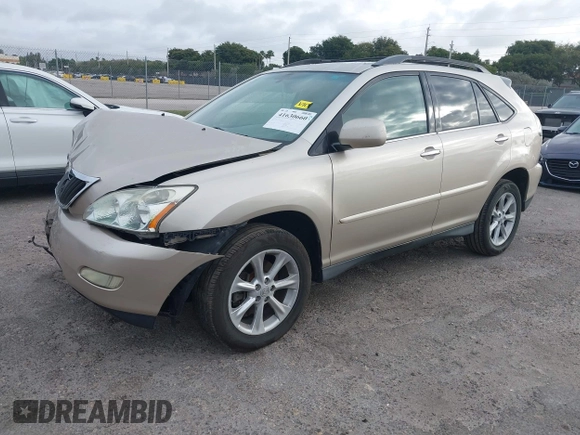 2008 Lexus RX 350 with VIN 2T2GK31U58C047999, listed as a IAAI auction lot 41630660 with 166,360 mi miles and . Bid and sale history available at DreamBid. Image 2.