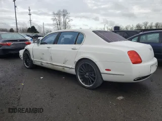 2006 Bentley Flying Spur with VIN SCBBR53W36C037890, listed as a Copart auction lot 43753215 with 61,363 mi miles and Salvage Title. Bid and sale history available at DreamBid. Image 2.