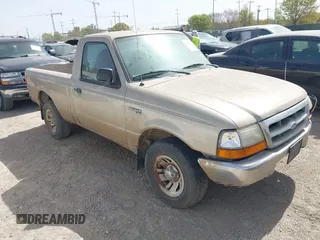 1999 Ford Ranger XL with VIN 1FTYR10C2XUA01016, listed as a IAAI auction lot 41842727 with 247,830 mi miles. Bid and sale history available at carsss.com. Image 1.
