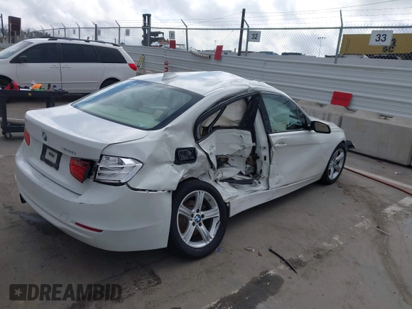 2013 BMW 3 Series 328i with VIN WBA3C1C51DF444361, listed as a IAAI auction lot 41788381 with 1 mi miles. Bid and sale history available at carsss.com. Image 4.