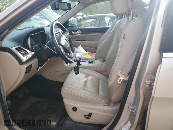 2014 Jeep Grand Cherokee Limited with VIN 1C4RJFBG8EC418569, listed as a Copart auction lot 56585115 with Not provided miles and Salvage title. Bid and sale history available at DreamBid. Image 7.