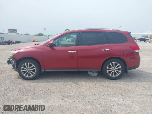 2016 Nissan Pathfinder S with VIN 5N1AR2MN1GC655414, listed as a IAAI auction lot 42285989 with 133,999 mi miles and . Bid and sale history available at DreamBid. Image 14.