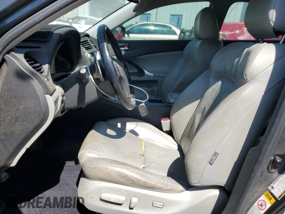 2006 Lexus IS 250 with VIN JTHBK262665019069, listed as a Copart auction lot 53447695 with 181,359 mi miles and Salvage title. Bid and sale history available at DreamBid. Image 7.