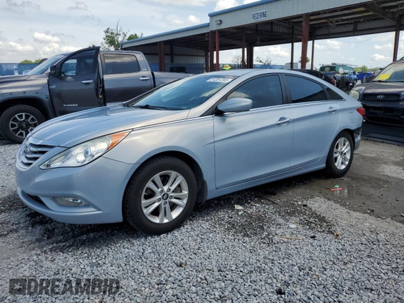 2013 Hyundai Sonata GLS with VIN 5NPEB4AC8DH640529, listed as a Copart auction lot 51281265 with 26,193 mi miles and Salvage Title. Bid and sale history available at carsss.com. Image 1.
