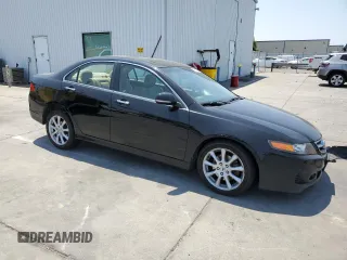 2006 Acura TSX Navi with VIN JH4CL95996C022164, listed as a Copart auction lot 60137615 with 312,665 mi miles and Salvage title. Bid and sale history available at DreamBid. Image 4.