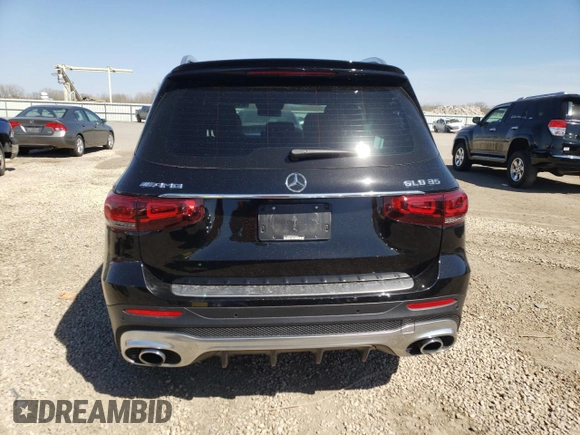 2021 Mercedes-Benz GLB with VIN W1N4M5BB0MW084379, listed as a Copart auction lot 47996253 with 35,672 mi miles. Bid and sale history available at carsss.com. Image 6.