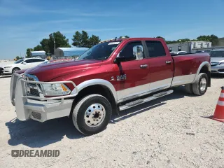2015 Ram 3500 Laramie z VIN 3C63RRJL4FG666760, wystawiony jako Copart lot #59556515 z przebiegiem 307 347 mil mil oraz Szkoda całkowita • Salvage title. Historia ofert i sprzedaży dostępna na DreamBid. Obrazek 1.