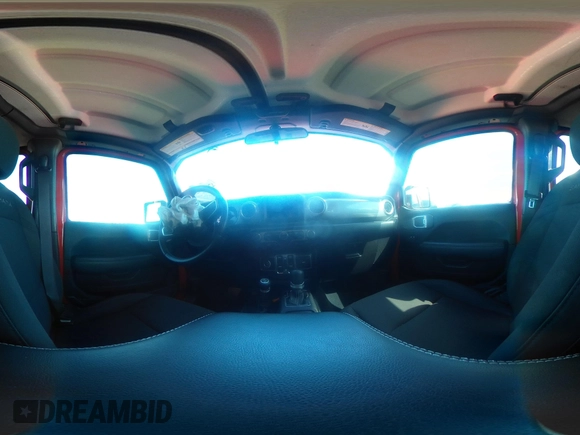 2019 Jeep Wrangler Unlimited Sahara with VIN 1C4HJXEG7KW551864, listed as a IAAI auction lot 42170875 with 115,695 mi miles and . Bid and sale history available at DreamBid. Image 17.