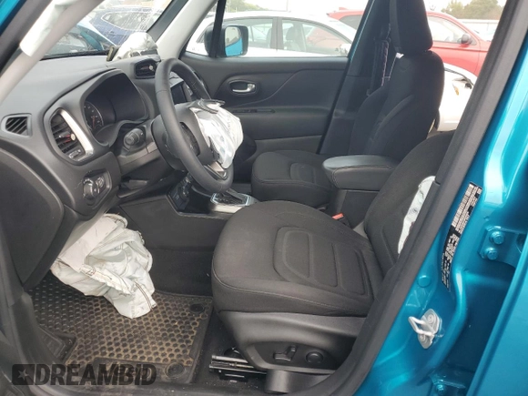 2022 Jeep Renegade Latitude z VIN ZACNJDB10NPN70675, wystawiony jako Copart lot #60787825 z przebiegiem 46 865 mil mil oraz Szkoda całkowita • Salvage title. Historia ofert i sprzedaży dostępna na DreamBid. Obrazek 7.